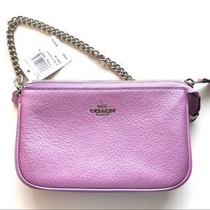 Coach mini chain handle clutch